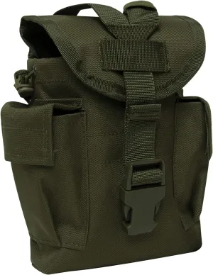 Rothco MOLLE II Canteen & Utility Pouch, Olive Drab