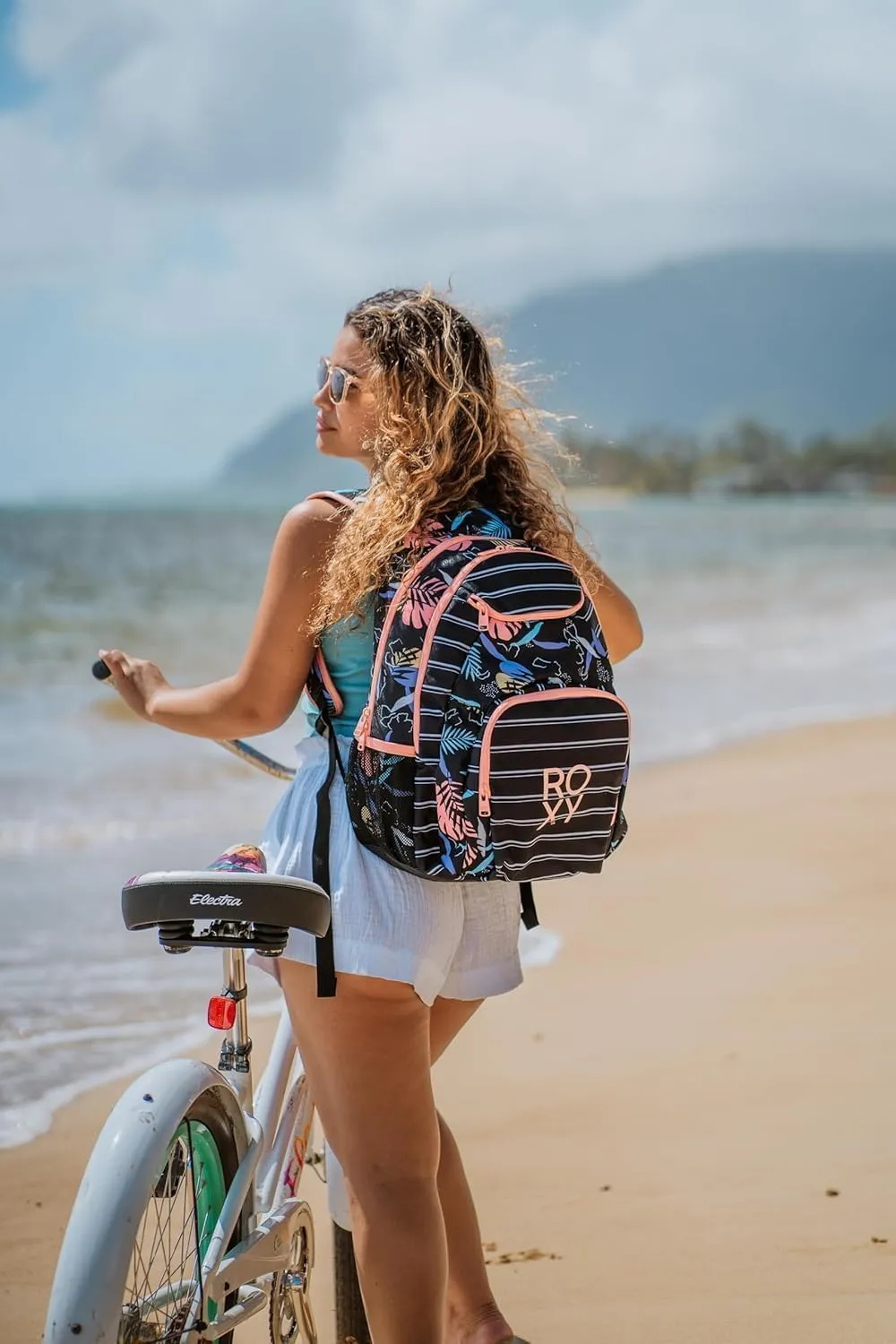 Roxy Women's Shadow Swell 24 L Medium Backpack, Ocean Spray, One Size