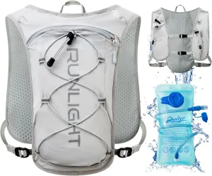 Running Vest for Women Men Lightweight Hydration Backpack Pack with 1.5L Water Bladder Bag Hydro Daypack for Hiking,Trail,Skiing,Camping,Cycling,Race,Marathon