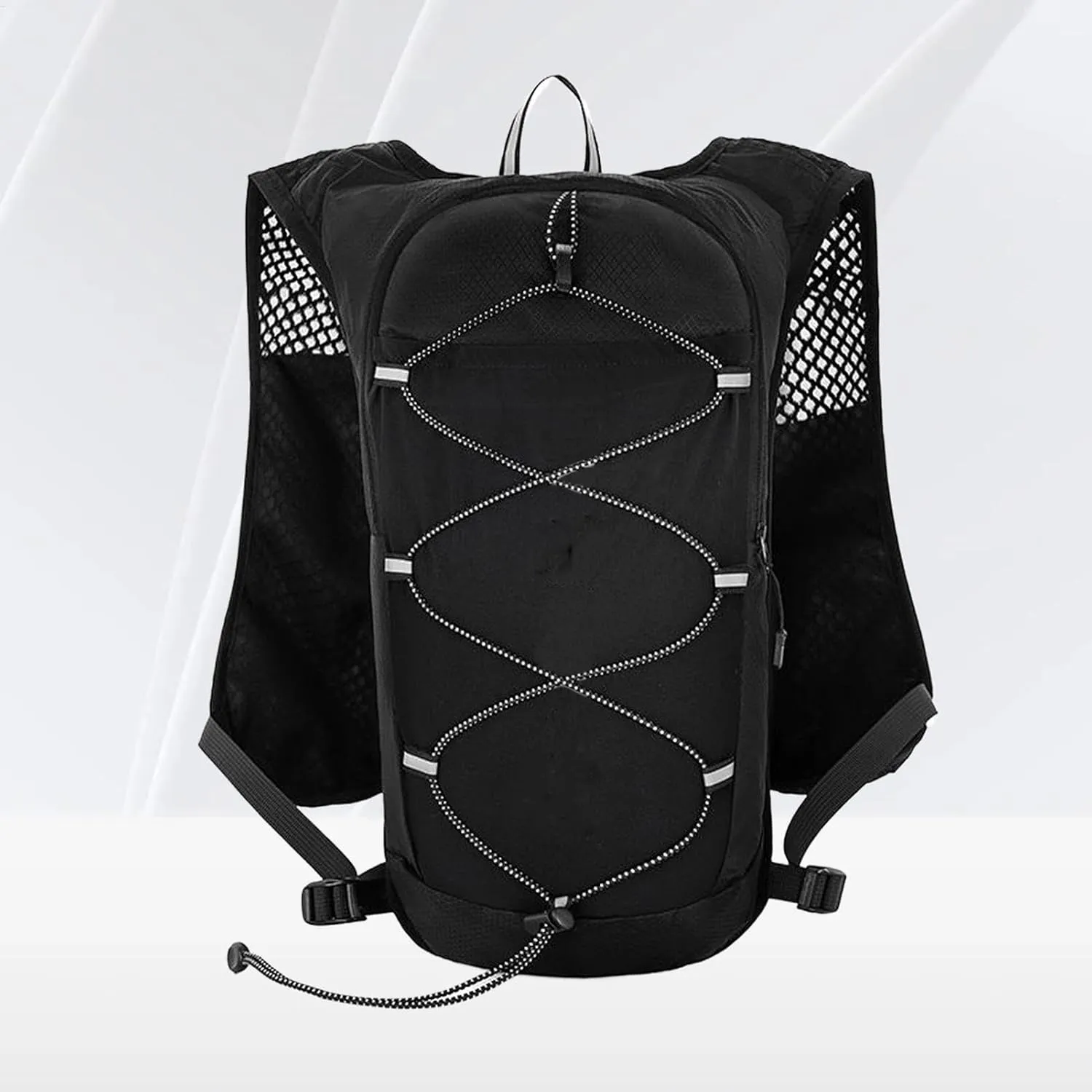 Running Water Vest - Lightweight Insulated Water, Lightweight Reflective Safety Hydration | Running Vest with Adjustable Chest Waist Straps, Cycling Race Outdoor Sport Camping Backpacks VES