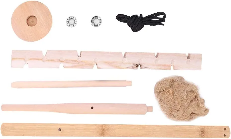 Set of Compact Wood Drilling Fire Tools: for Outdoor Camping, Hiking, Interaction Between Parents and Children - 1 Set