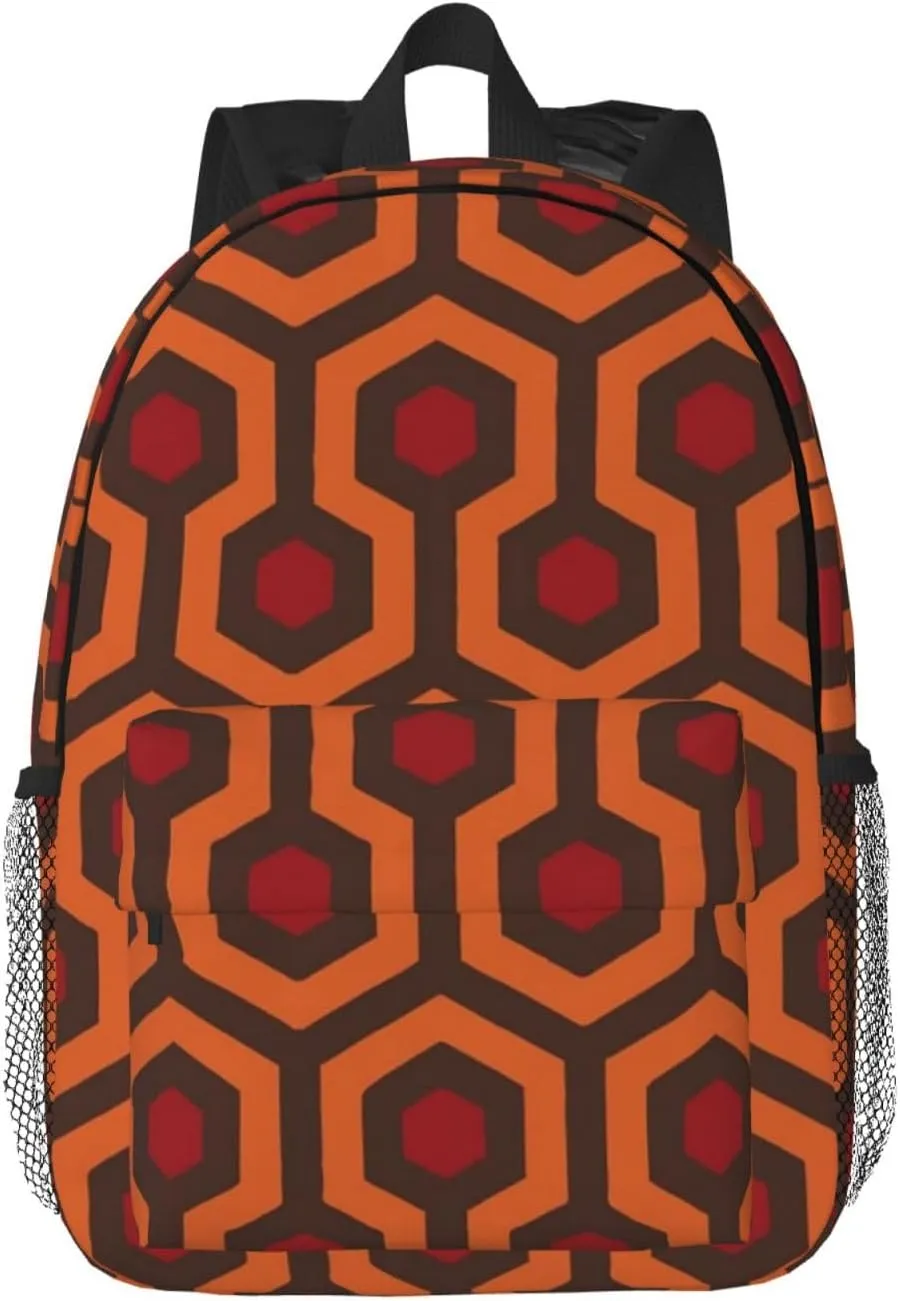 Shining Overlook Print Adult Lightweight 15in Backpack Travel Hiking Essentials Laptop Bag Day Backpacks