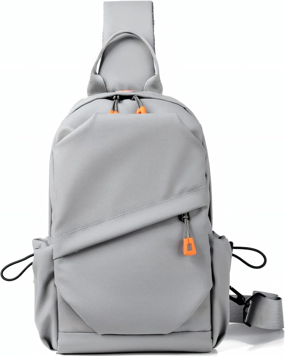 Sling Backpacks, Tactical Sling Chest Bag Shoulder Crossbody Bags for Men Women Outdoor Travel (Grey)