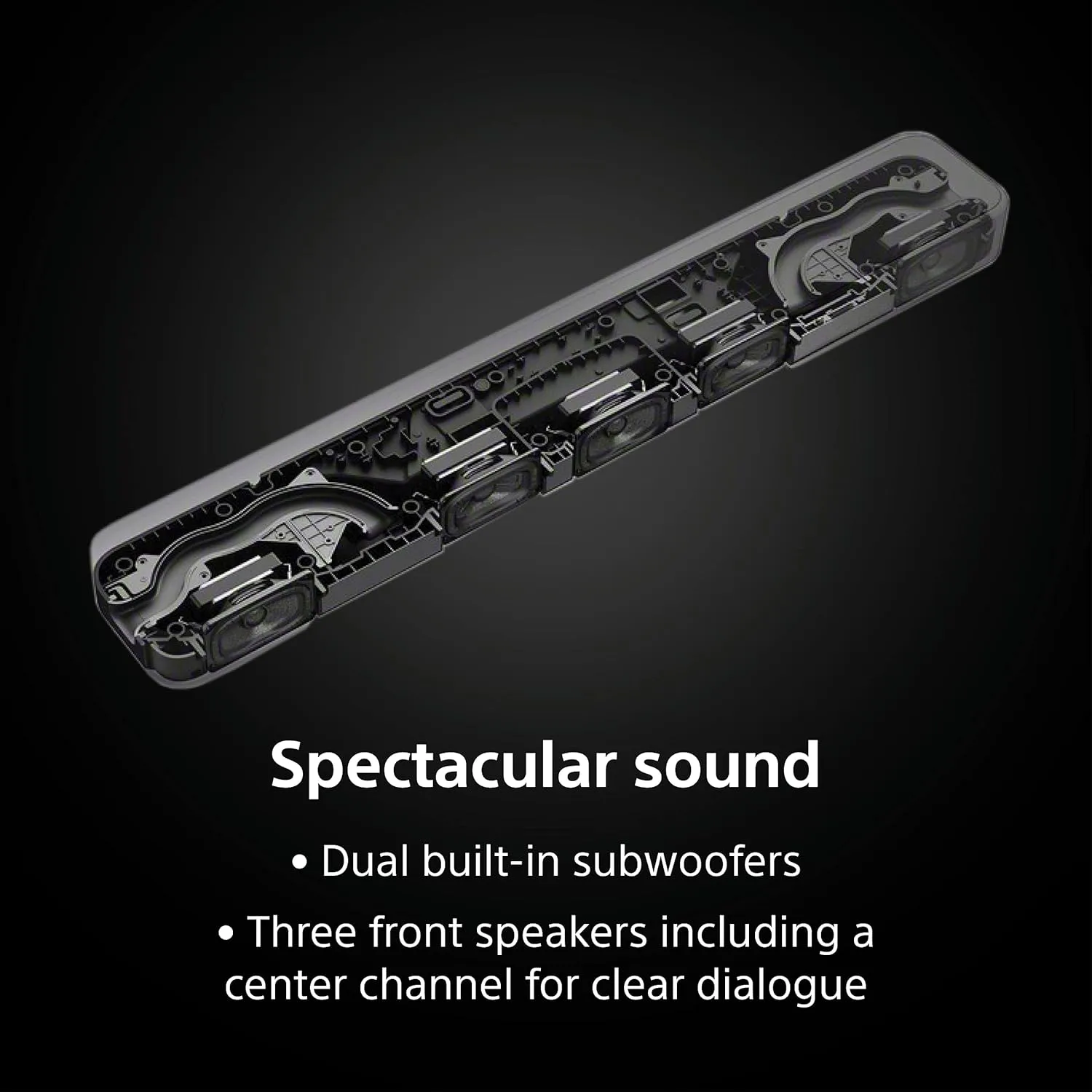 Sony HT-S2000 Compact 3.1 Ch Dolby Atmos Sound Bar.