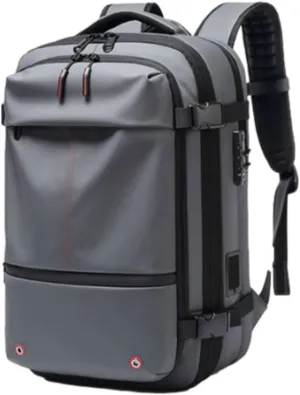 Spacevac Pro Backpack, Space Vac Pro Backpack, 60l Expandable Vacuum Compression Backpacks for Airplane Carry on Size (Gray-A)