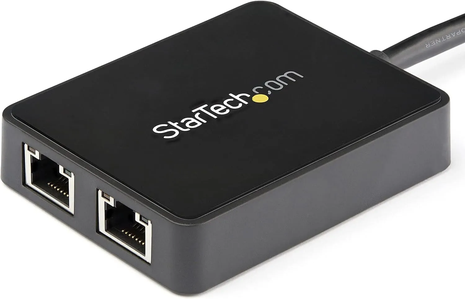 StarTech.com USB 3.0 to Dual Port Gigabit Ethernet Adapter w/USB Port - 10/100/100 - USB Gigabit LAN Network NIC Adapter (USB32000SPT)