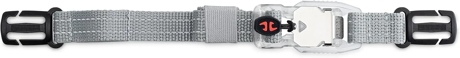 Stern Link with Clear Fidlock Quick Release Magnetic Sternum Strap - Secure Adjustable Durable and Comfortable Perfect for Hiking and Travel - Compatible on 1-Inch Webbing - up to 16 Inches