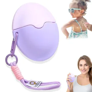 Sunscreen Applicator for Kids Adults & Families, Portable BPA Free & Refillable Sponge Lotion Roll on Sunscreen, Experience Fast and Easy Application Outdoor Accessories for Beach Travel and Vacation