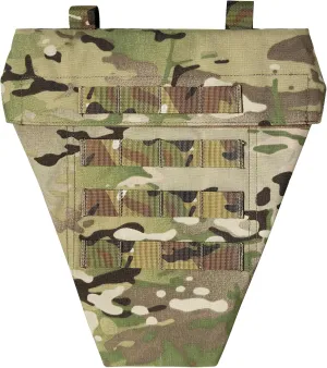 Tactical Crotch Protective Panel - Lower Abdomen Platform Groin Protector 500D Nylon Molle Strap with Foam Inset Padding
