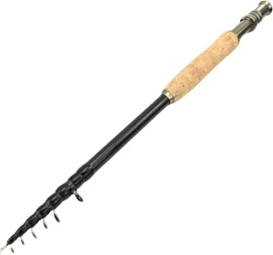 Telescopic Fishing Rod 7.9Ft Portable and Lightweight Carbon Fly Fishing Rod with Soft Handle for Outdoor Accessories, Carbon Fiber