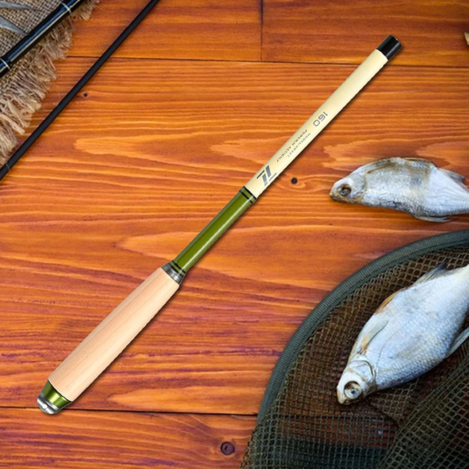 Telescopic Fishing Rod - Extendable Travel Fishing Pole - Pocket Fishing Rod with Grip | Lightweight for Beginners | Kids | Adults | Outdoor Supplies for Camping | Backpack | River | Lake