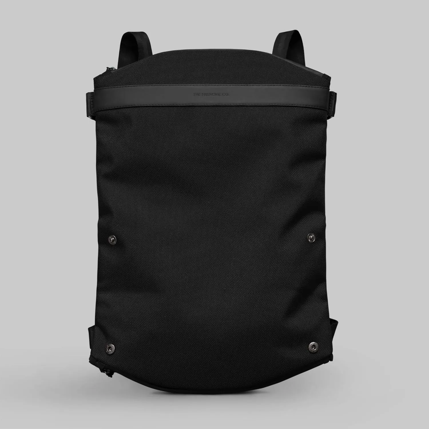 The Frenchie Co. 3 in 1 Sling Backpack | Black | Expandable Crossbody Bag for Men and Women|Ballistic Nylon   Vegan Leather