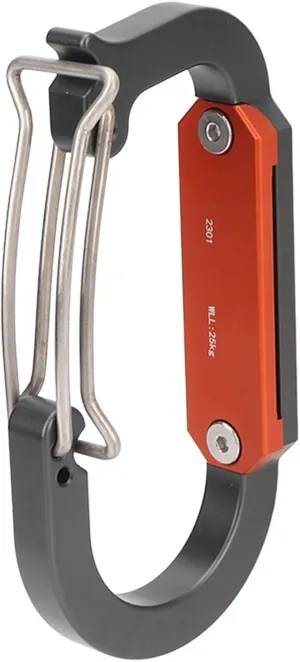 Topyond Detachable Harness Clip, Aluminium Alloy Quick Hanging Hook for 25KG Load Capacity - Lightweight and Durable Design for Safe and Easy Use