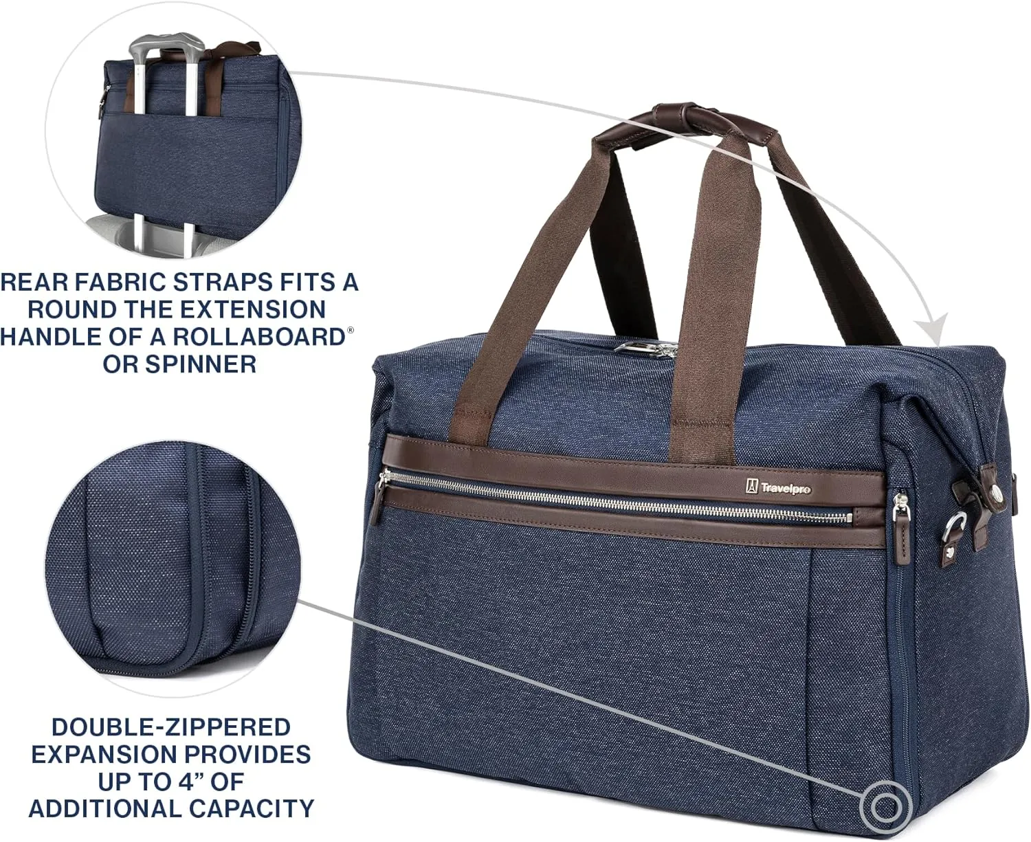 Travelpro Platinum Elite Carry on Soft Travel Duffel Bag