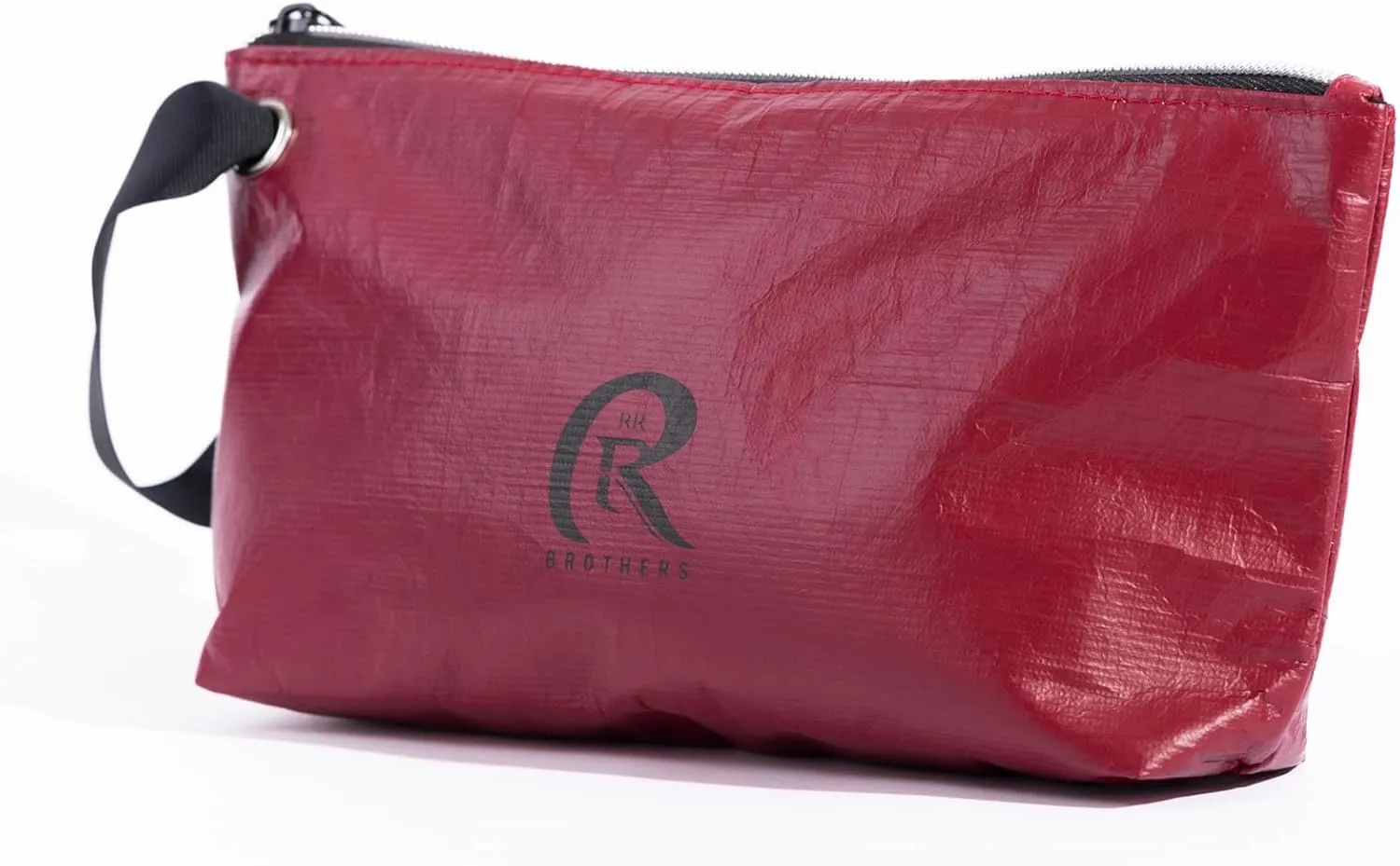 Tyvek Makeup Bag-Water Resistant Travel Pouch with Wrist Strap-Lightweight& Eco-Friendly Cosmetic Organizer for Women