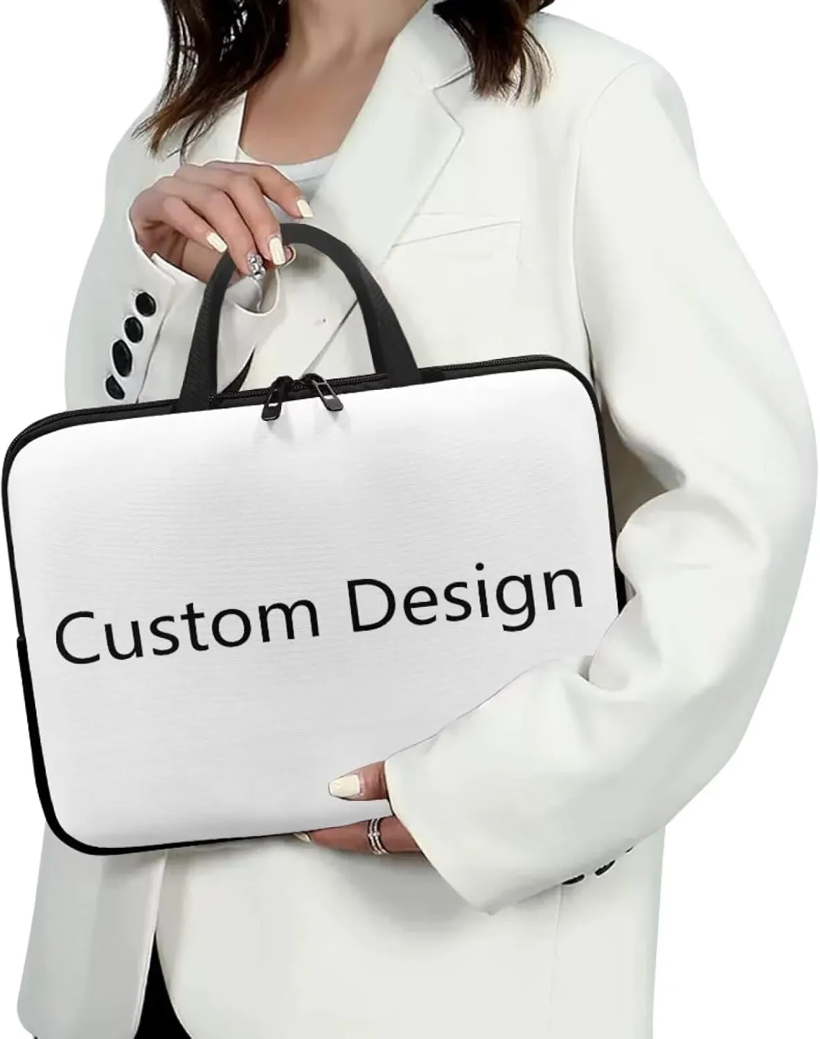 Uasibuni Laptop Sleeve Bag 17 inch Laptop Shoulder Bag Laptop Carrying Case Computer Cover Laptop Bag for Women Men
