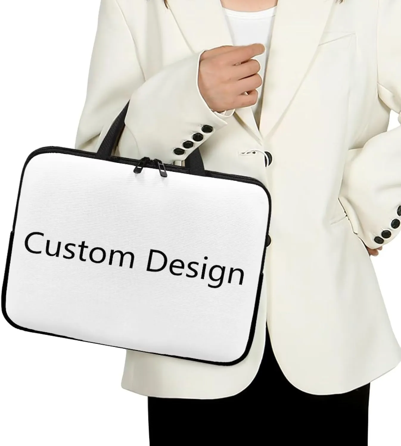 Uasibuni Laptop Sleeve Bag 17 inch Laptop Shoulder Bag Laptop Carrying Case Computer Cover Laptop Bag for Women Men