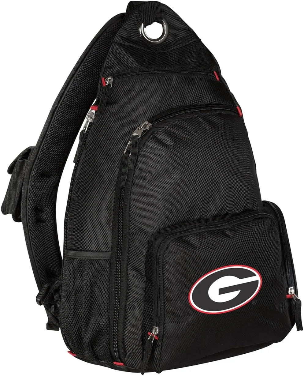 University of Georgia Backpack Single Strap Georgia Bulldogs Sling Backpack