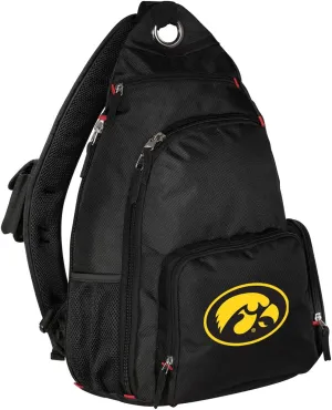 University of Iowa Backpack Single Strap Iowa Hawkeyes Sling Backpack
