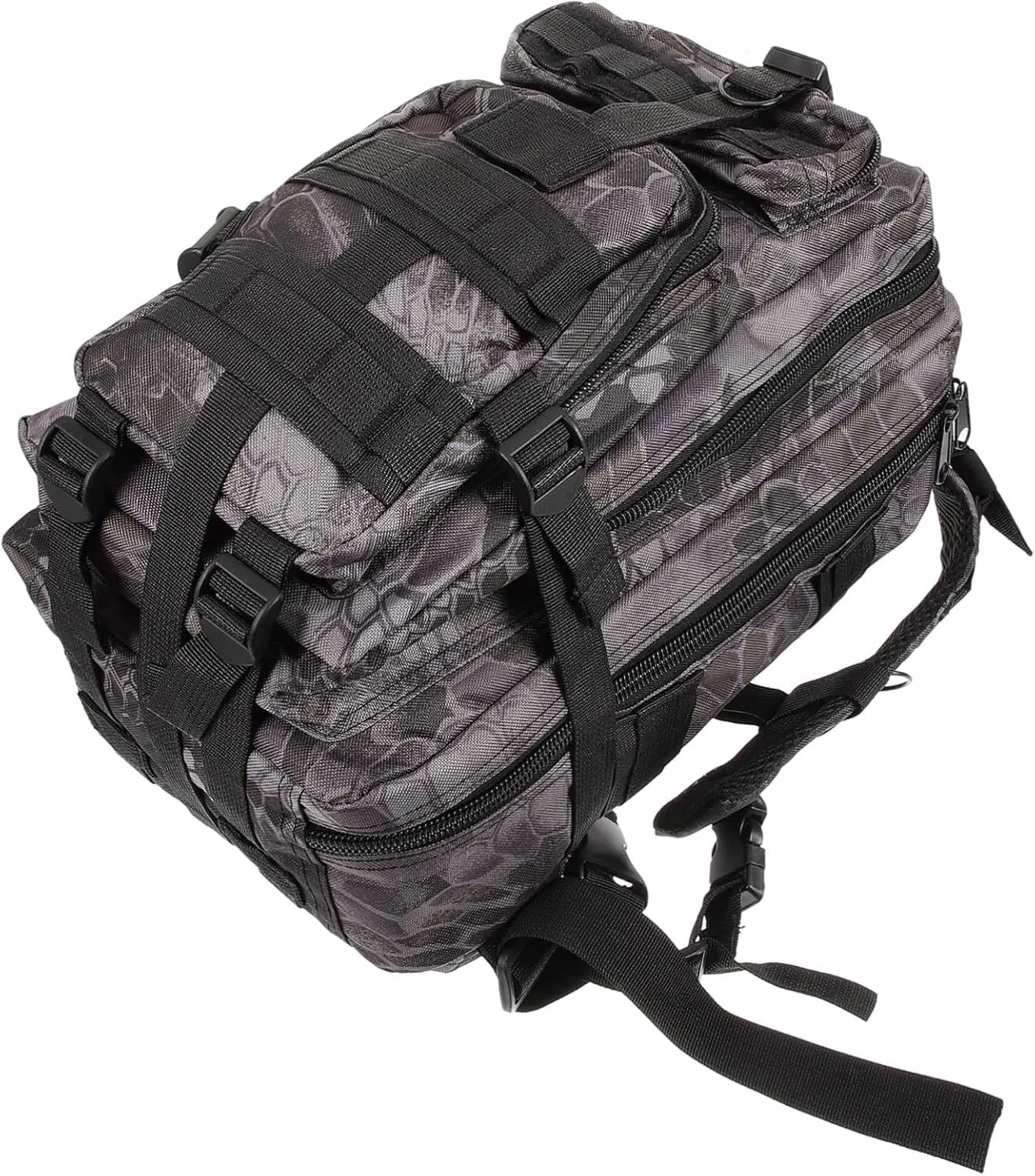 VICASKY Capacity Outdoor Backpack Multi Functional Storage Bag for Camping Hiking and Survival and Organized Design Python Pattern