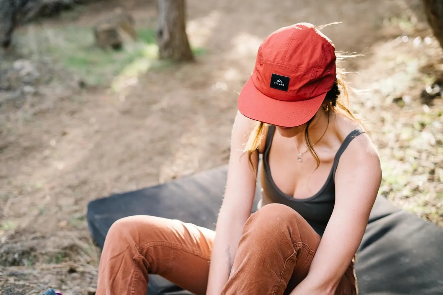 Wallowa Camp Hat, Lightweight Nylon 5 Panel Cap with Snap Closure