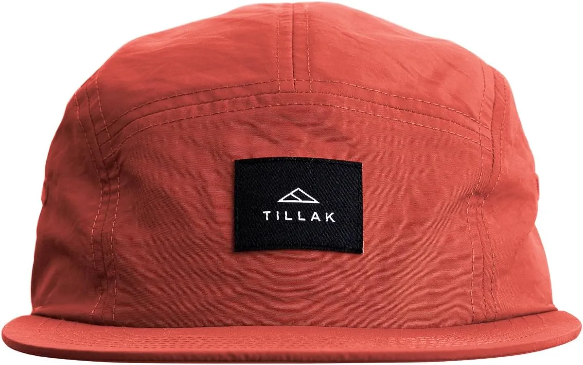 Wallowa Camp Hat, Lightweight Nylon 5 Panel Cap with Snap Closure