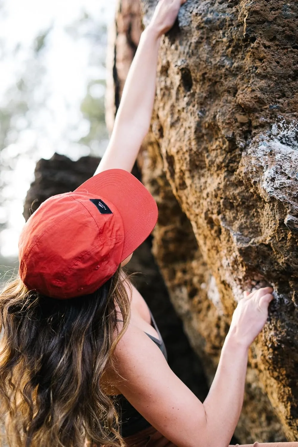 Wallowa Camp Hat, Lightweight Nylon 5 Panel Cap with Snap Closure
