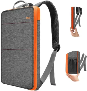 ZINZ Slim & Expandable Laptop Backpack 15 15.6 16 Inch Sleeve with USB Port, Spill-Resistant Notebooks Bag Case for Most 14-16 Inch MacBooks Surface-Books Dell HP Lenovo Asus Computers,G01OG02