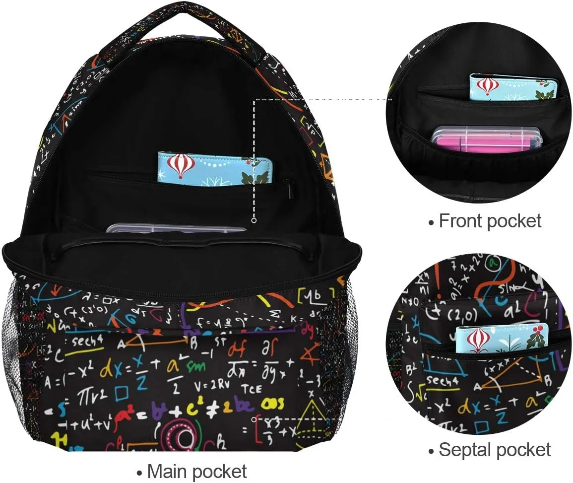 ZZKKO Science Chemistry Computer Backpacks Book Bag Travel Hiking Camping Daypack